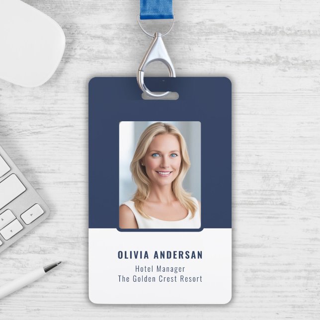 Navy Employee Photo ID Company Security Badge (Navy Employee Photo ID Company Security Badge)