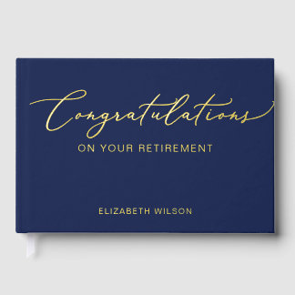 Navy Farewell Retirement Party Leaving Party Guest Book
