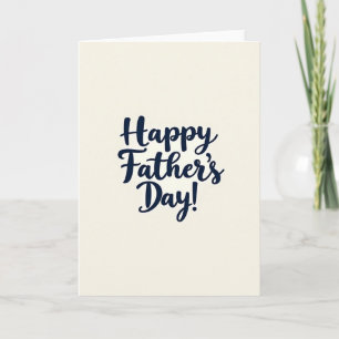 Navy Fathers Day Type Card