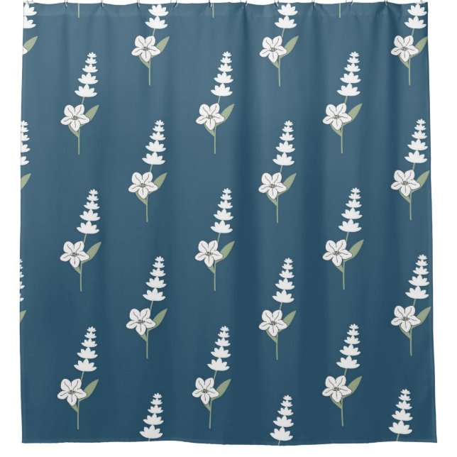 Navy Floral Bohemian Botanical Pattern (Front)
