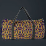 Navy Gold Diamond Pattern  Duffle Bag<br><div class="desc">Navy Gold Diamond Pattern.  Enjoy!</div>