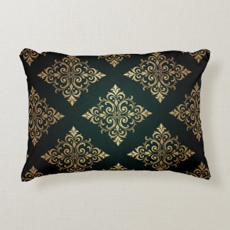 ✨ Navy Gold Geometric Luxury Modern Style ✨ Accent Pillow