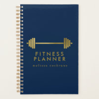 Navy & Gold Personalized Fitness