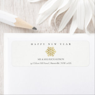 NAVY GOLD SNOWFLAKE LIGHT STRING NEW YEAR ADDRESS