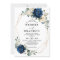 Navy Gold White Champagne Ivory Geometric Wedding