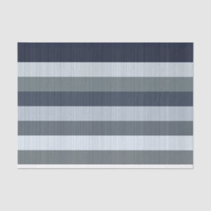 Navy Grey Stripes Throw Pillow Tissue Paper
