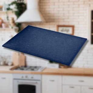 Navy Indigo Solid Colour Classic and Elegant Cutting Board