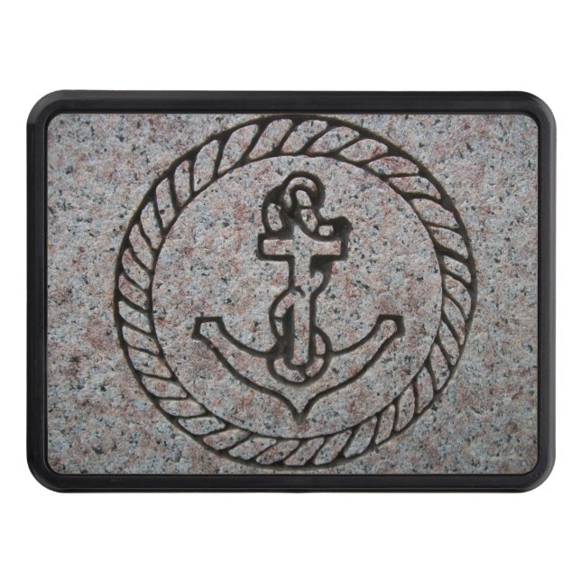 Navy Insignia Boat Anchor Trailer Hitch Cover (Front)