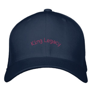 Navy King Legacy Premium Wool-Hat Flexfit Trucker Embroidered Hat