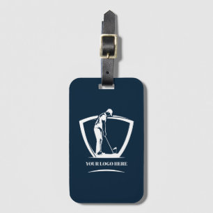 Navy Logo Golf Tournament Swag Bag Tag