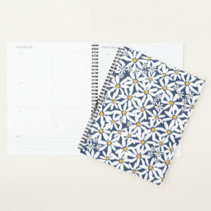 Navy Make My Daisy Planner