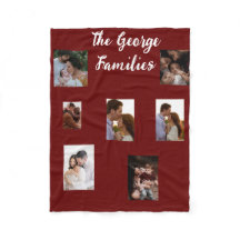 Navy modern multi photo family home decor