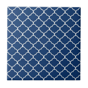 Navy Moroccan Design at  Emporiomoffa Tile