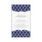 Navy Moroccan Tiles Lattice Personalized