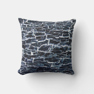 Navy Nature Abstract Outdoor Pillow