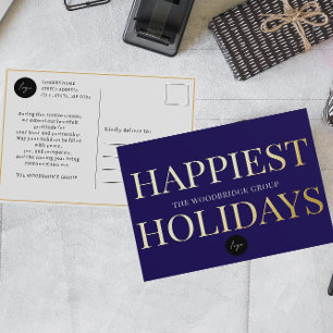 NAVY Non-Photo Business Corporate LOGO HOLIDAY