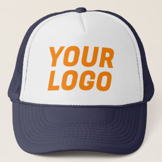 Navy & Orange CUSTOM Trucker Hat