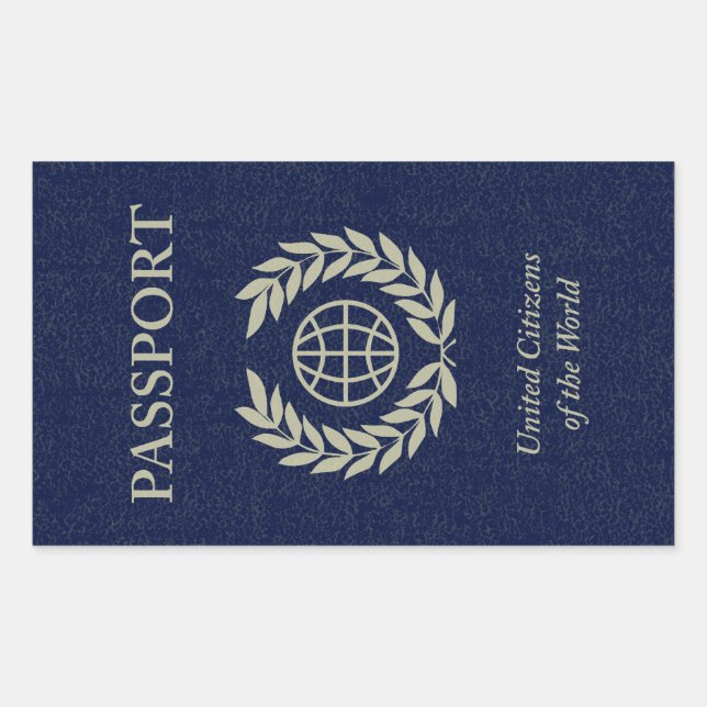 navy passport sticker (Front)