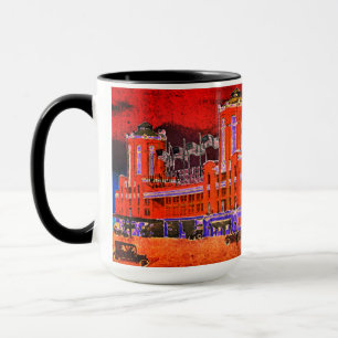 Navy Pier Chicago 1920's Watercolor Art Windy City Mug