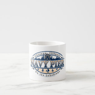 Navy Pier Chicago Espresso Cup