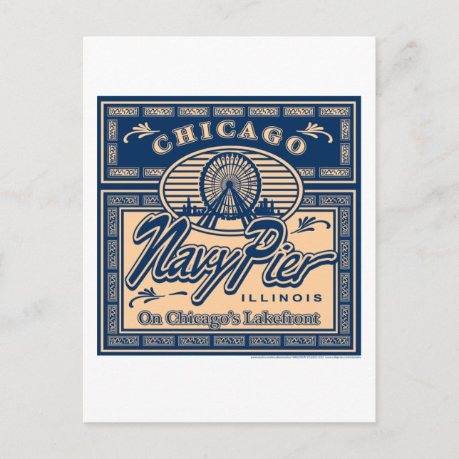 Navy Pier Chicago Postcard (Front)