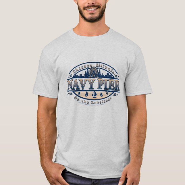 Navy Pier Chicago T-Shirt (Front)