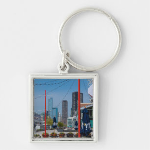 Navy Pier Lines Keychain
