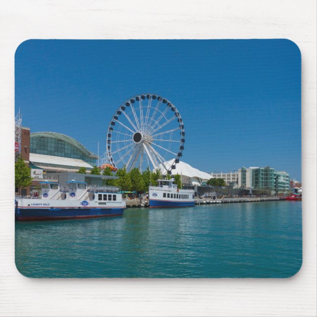 Navy Pier Mouse Pad (Front)