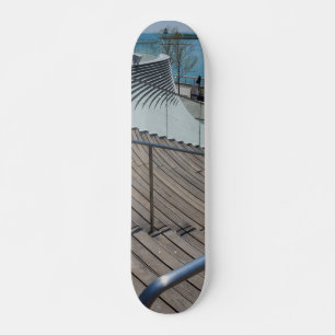Navy Pier Stairs Skateboard