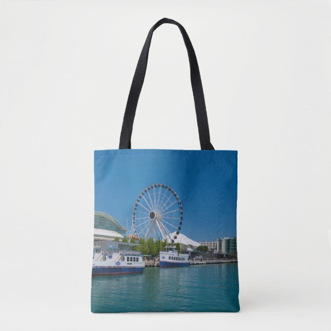 Navy Pier Tote Bag (Front)