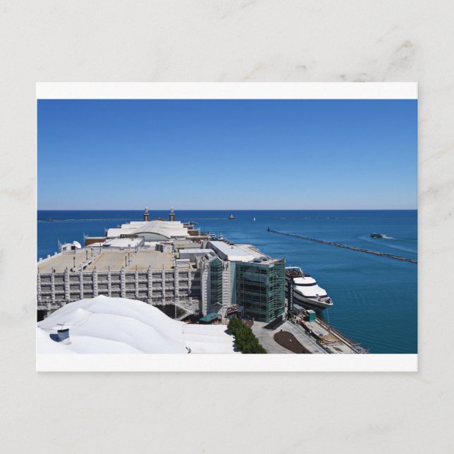 Navy Pier View.JPG Postcard (Front)