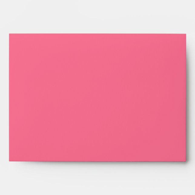 Navy, Pink, and White Floral A7 Envelope (Front)