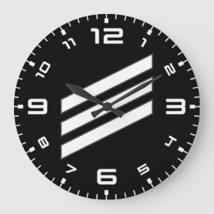 Navy Rank E-3 Seaman Large Clock