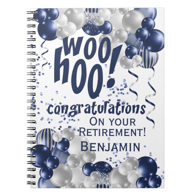 Navy Retirement Congratulations Notebook (Front)