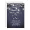 Navy Rustic String Lights Couples Wedding Shower