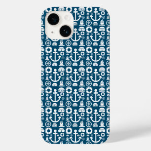 Navy sailor Element sea pattern Case-Mate iPhone C 14 Case