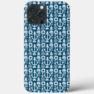 Navy sailor Element sea pattern iPhone 13 Pro Max Case