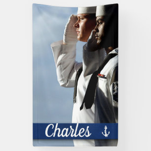 Navy Sailors Personalized Banner
