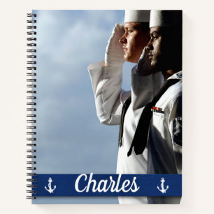 Navy Sailors Personalized Notebook