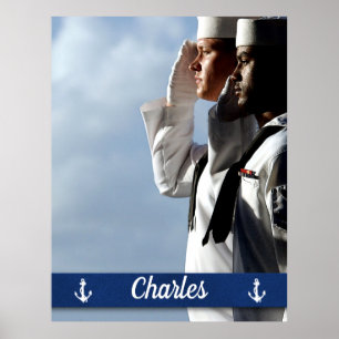 Navy Sailors Personalized Poster