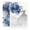 Navy & Silver Floral Wedding Dress Bridal Shower