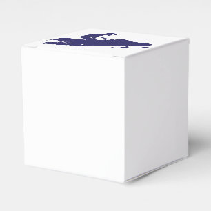 Navy-Snowmobiler Favor Box