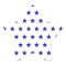 Navy Star Pattern