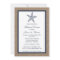 Navy Starfish On Burlap Beach Rehearsal Dinner