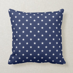 Navy Stars Pillow