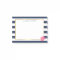 Navy Stripe & Pink Peony