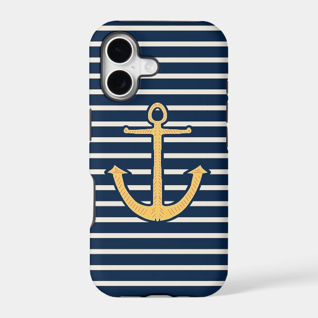 Navy Stripes Anchor (Back)