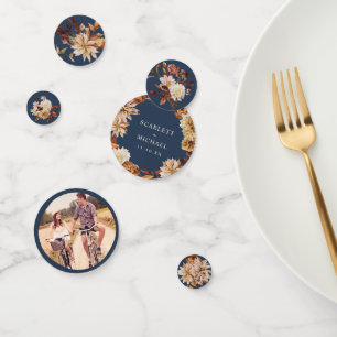 Navy Table Confetti