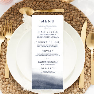Navy Tides Wedding Menu