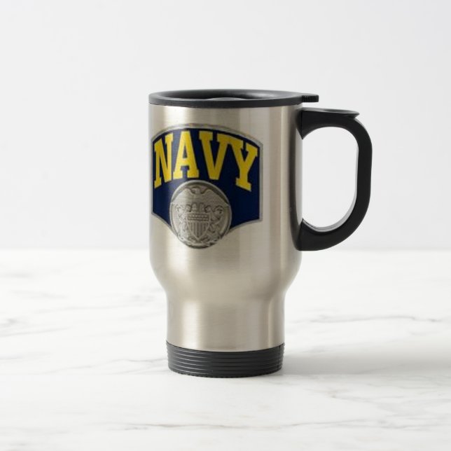 Navy Travel Mug (Right)